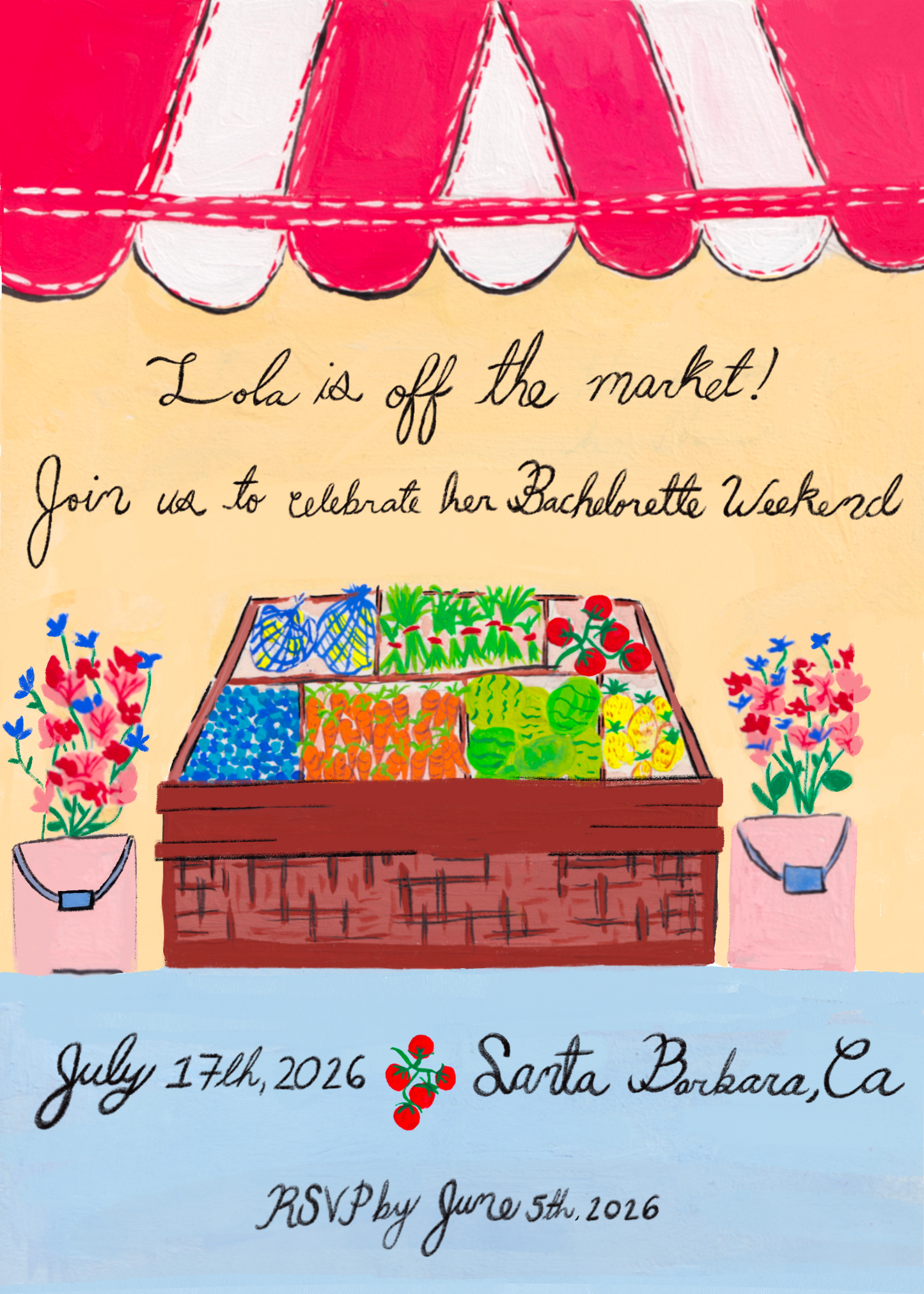 Off the Market! Semi-Custom Invitation