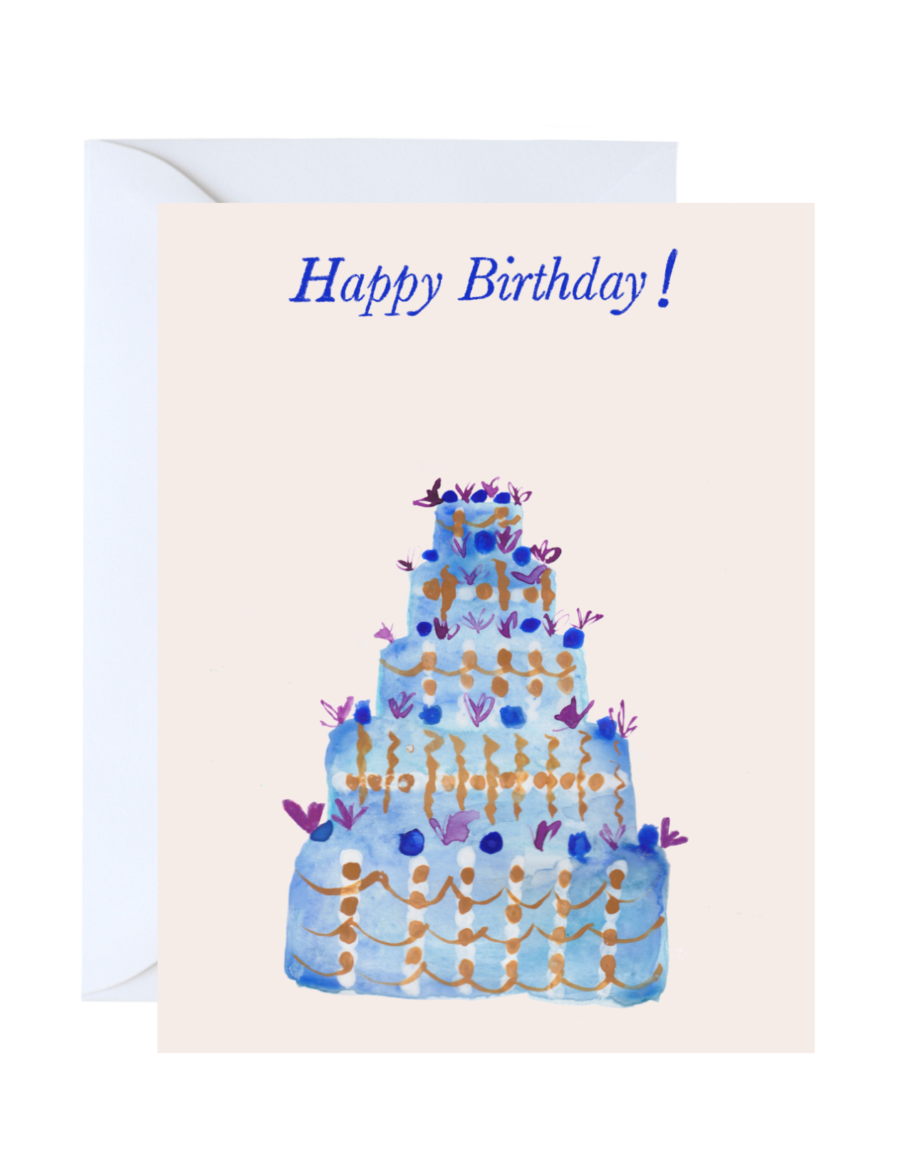Happy Birthday Blueberry Cake