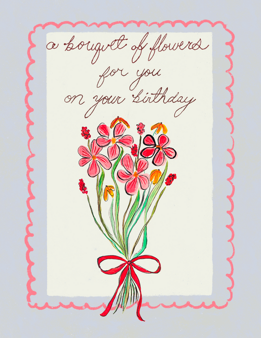 Blue Birthday Bouquet