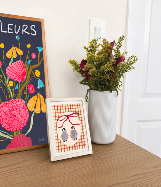 Penguin Lovers Print