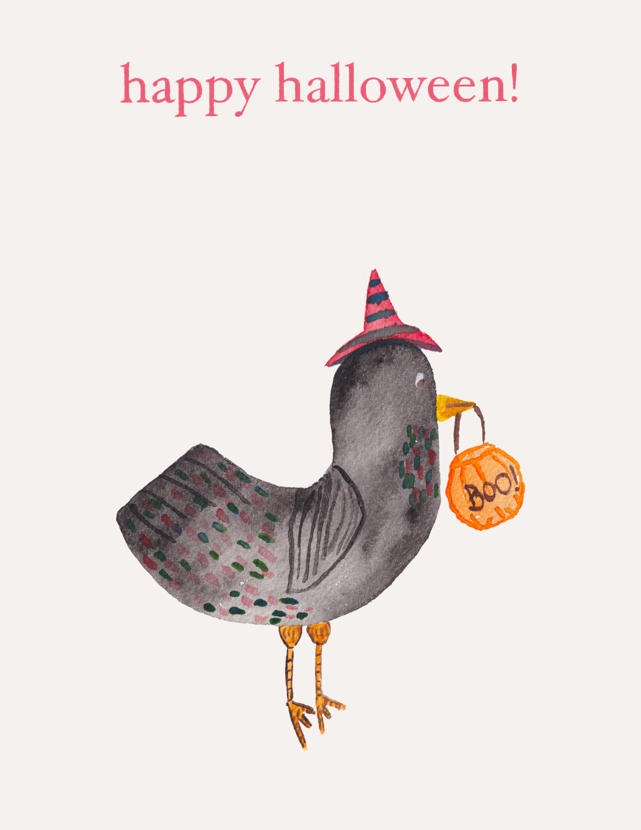 Boo Birdie – Halloween Greeting Card