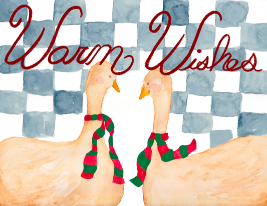 Geese Holiday - Holiday Greeting Card