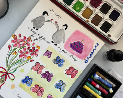 Cin Cin! Greeting Card