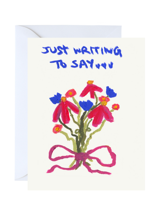 A Little Note (Magenta Ribbon)