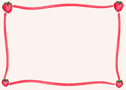 Strawberry Stationary Set