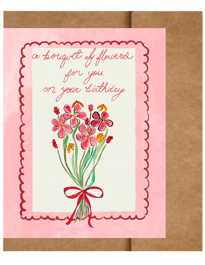 Pink Birthday Bouquet