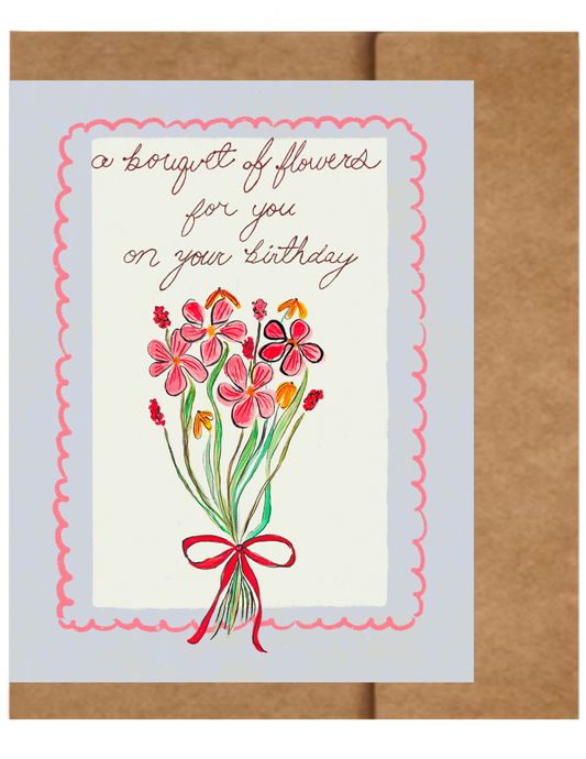 Blue Birthday Bouquet