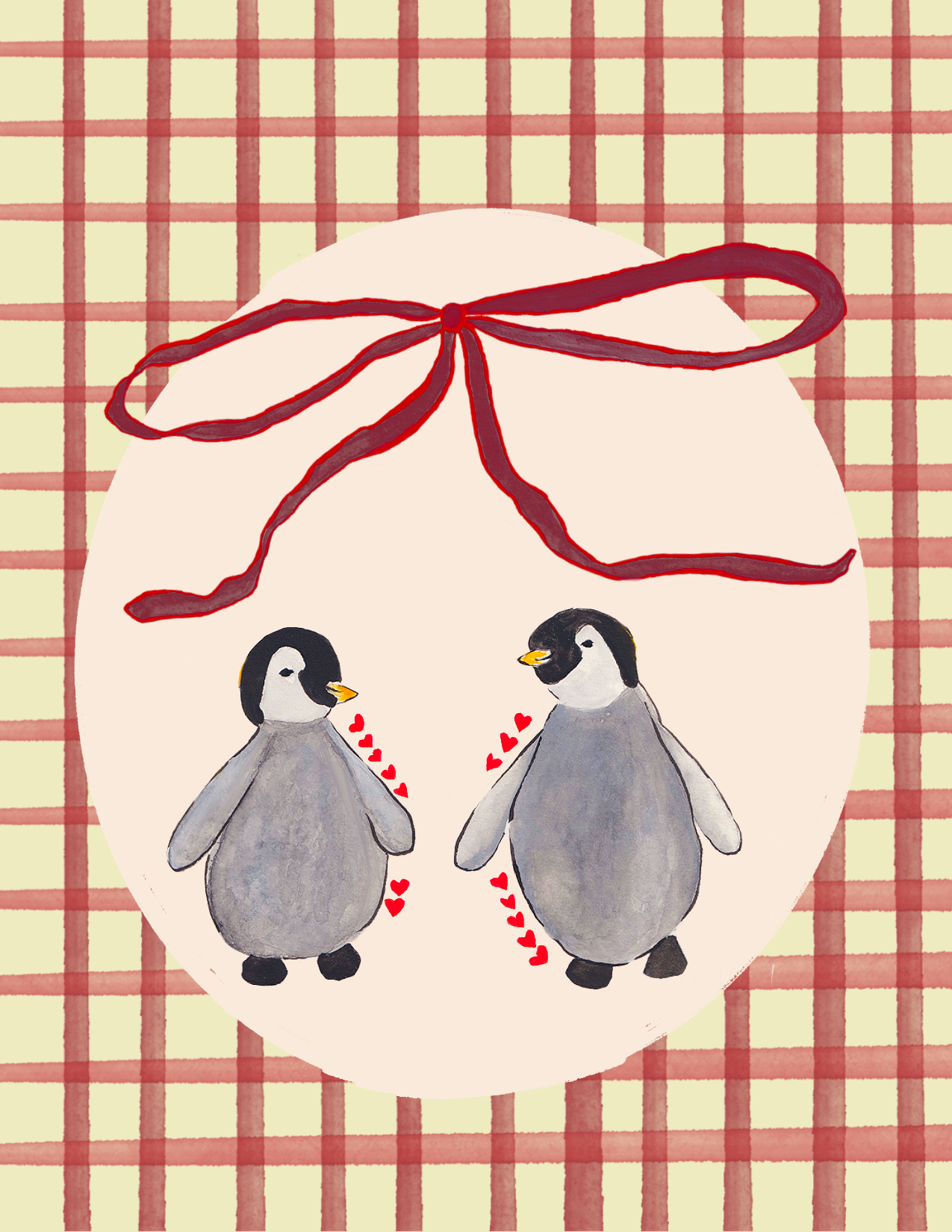 Penguin Lovers Print