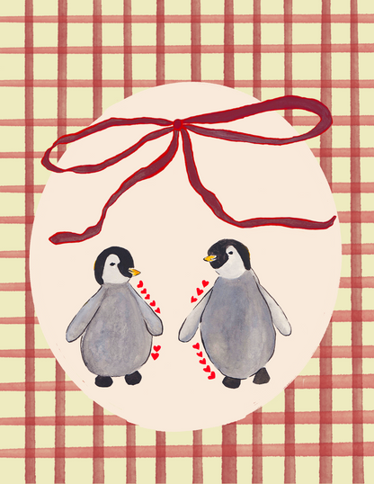 Penguin Lovers Print