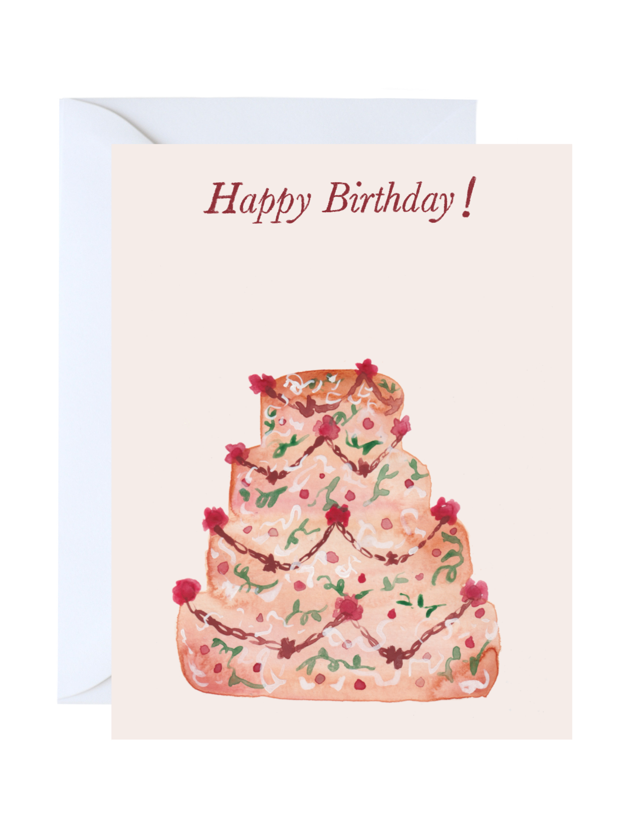 Hazelnut Shortcake - Happy Birthday Greeting Card
