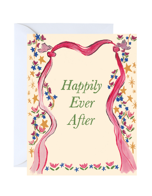 Happily Ever After - Wedding Greeting Card