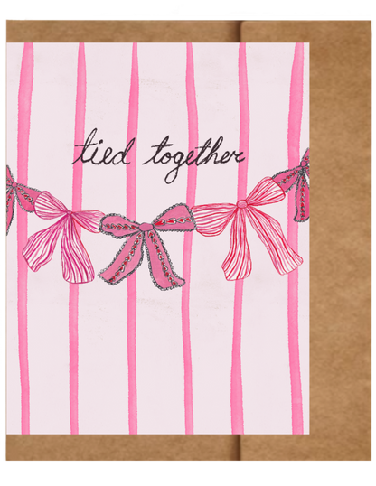 Tied Together Greeting Card