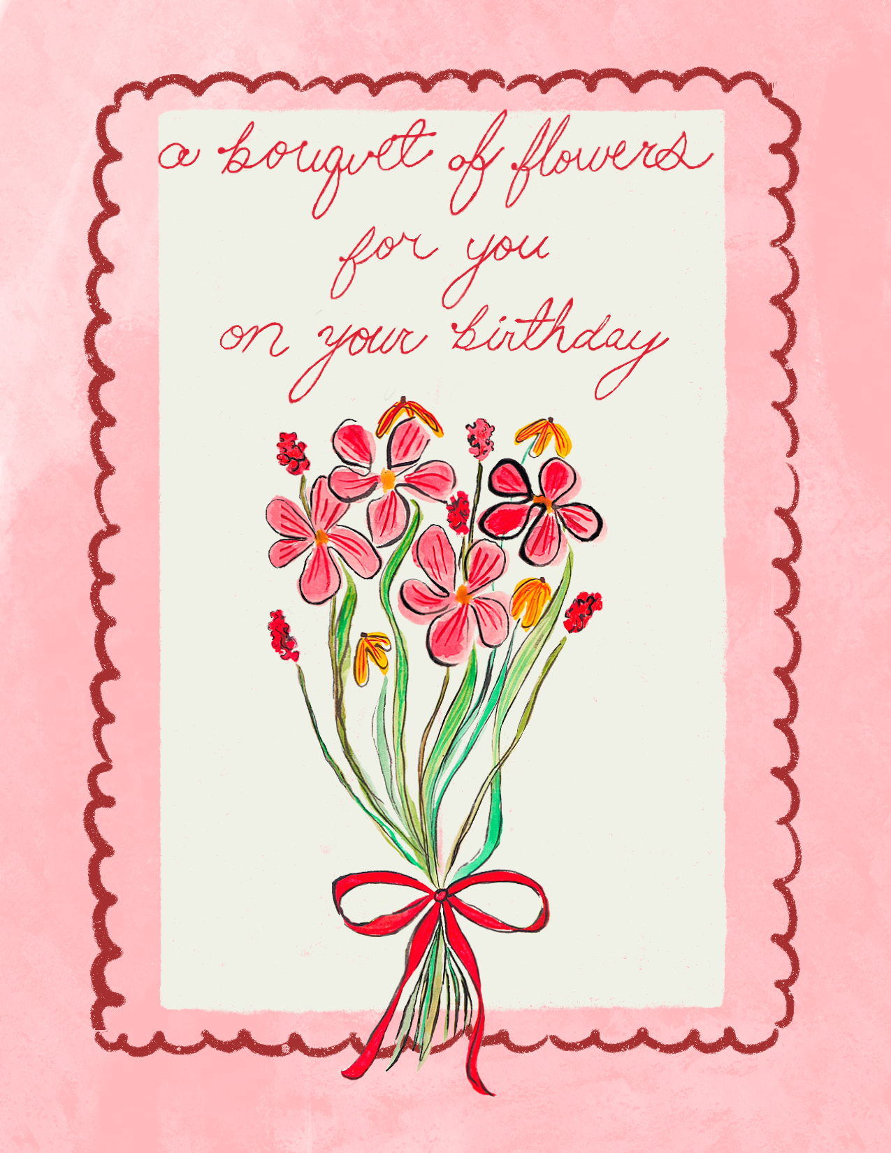 Pink Birthday Bouquet