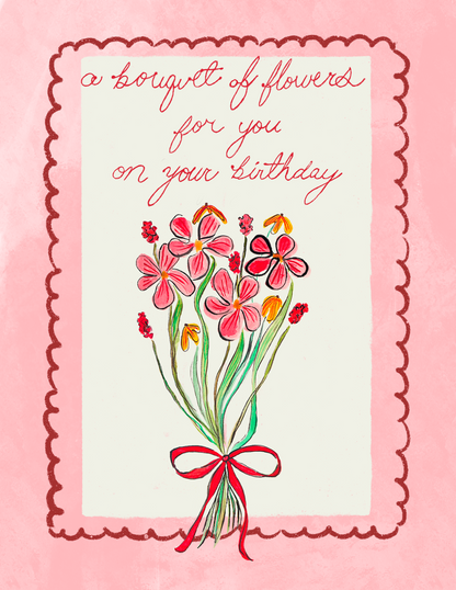 Pink Birthday Bouquet