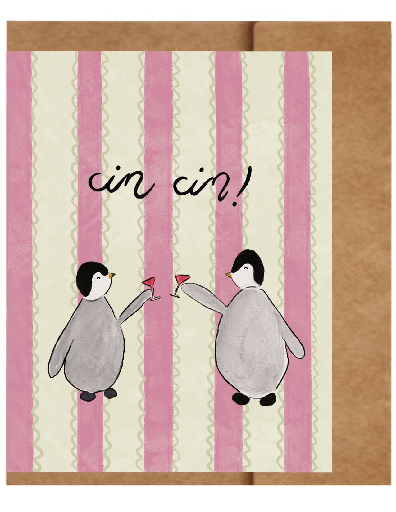 Cin Cin! Greeting Card