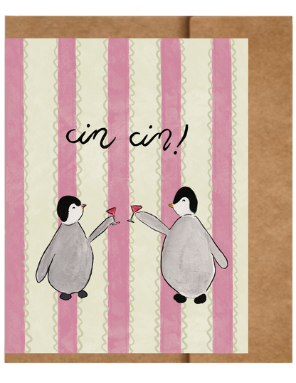 Cin Cin! Greeting Card